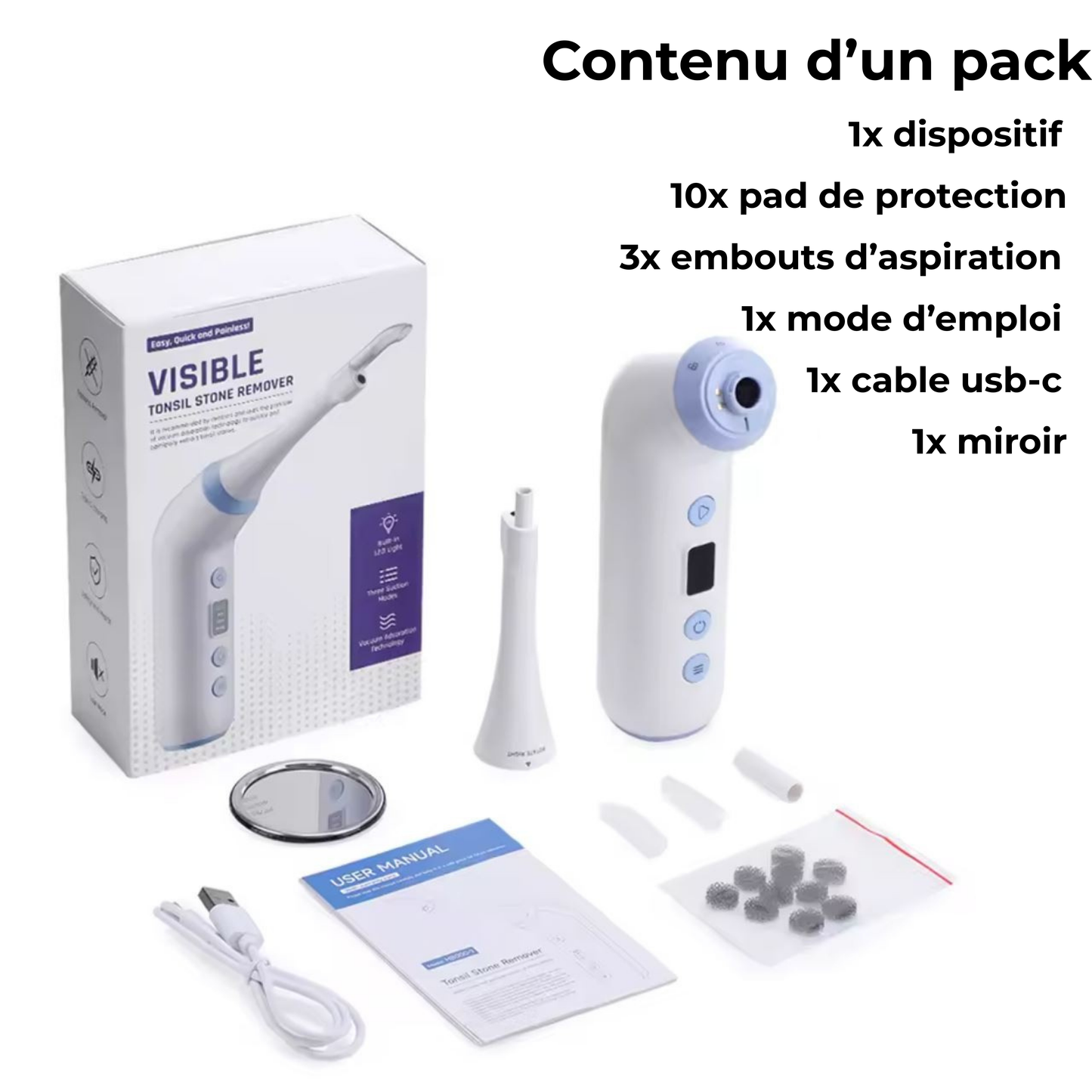 Aspirateur de caséum - FreshBreath®