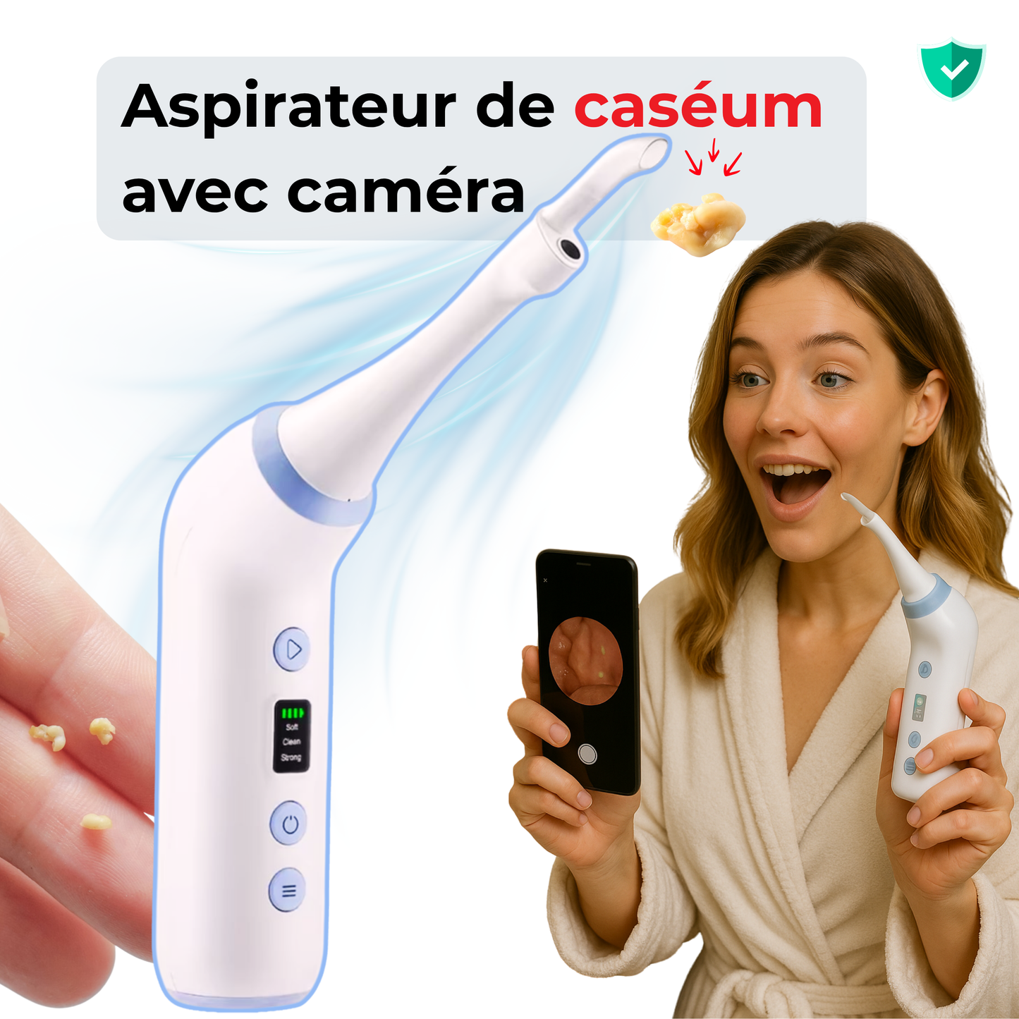 Aspirateur de caséum - FreshBreath®